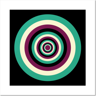 Concentric Pop Target Posters and Art